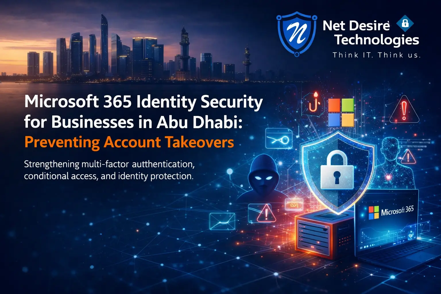 Microsoft 365 Identity Security for Businesses in Abu Dhabi Preventing Account Takeovers
