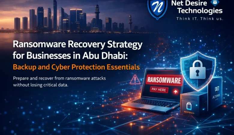 Ransomware Recovery Strategy for Businesses in Abu Dhabi: Backup and Cyber Protection Essentials