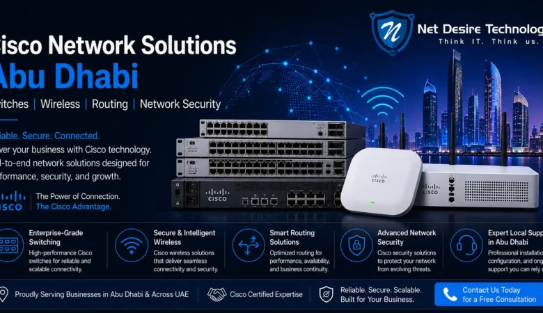 Cisco Network Solutions Abu Dhabi Switches Wireless Routing and Network Security