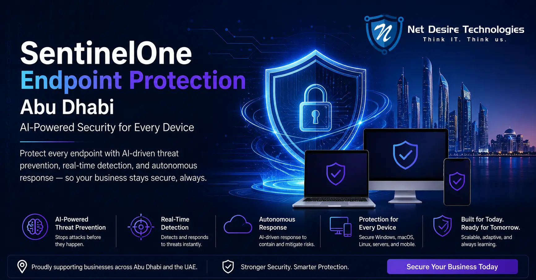 SentinelOne Endpoint Protection Abu Dhabi AI-Powered Security for Every Device