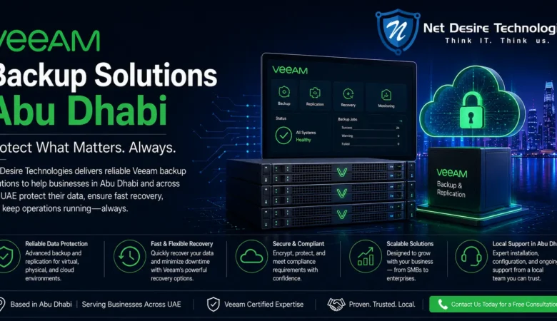 Veeam Backup Solutions Abu Dhabi | NetDesire Technologies