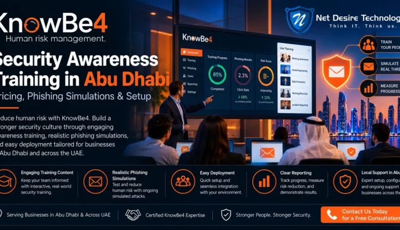 KnowBe4 Security Awareness Training in Abu Dhabi: Pricing, Phishing Simulations & Setup