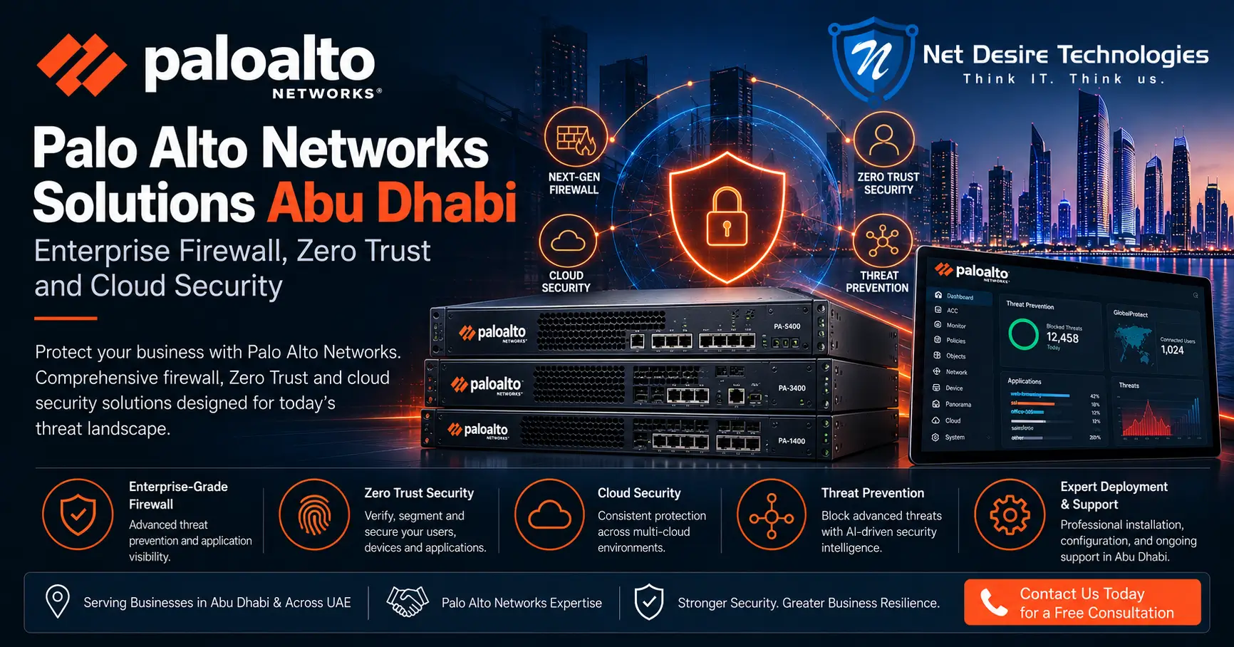 Palo Alto Cybersecurity Solutions in Abu Dhabi